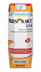 Nestle Isosource 1.5 Cal with Fiber brikpaks offer convenient, fiber-enriched nutrition.
