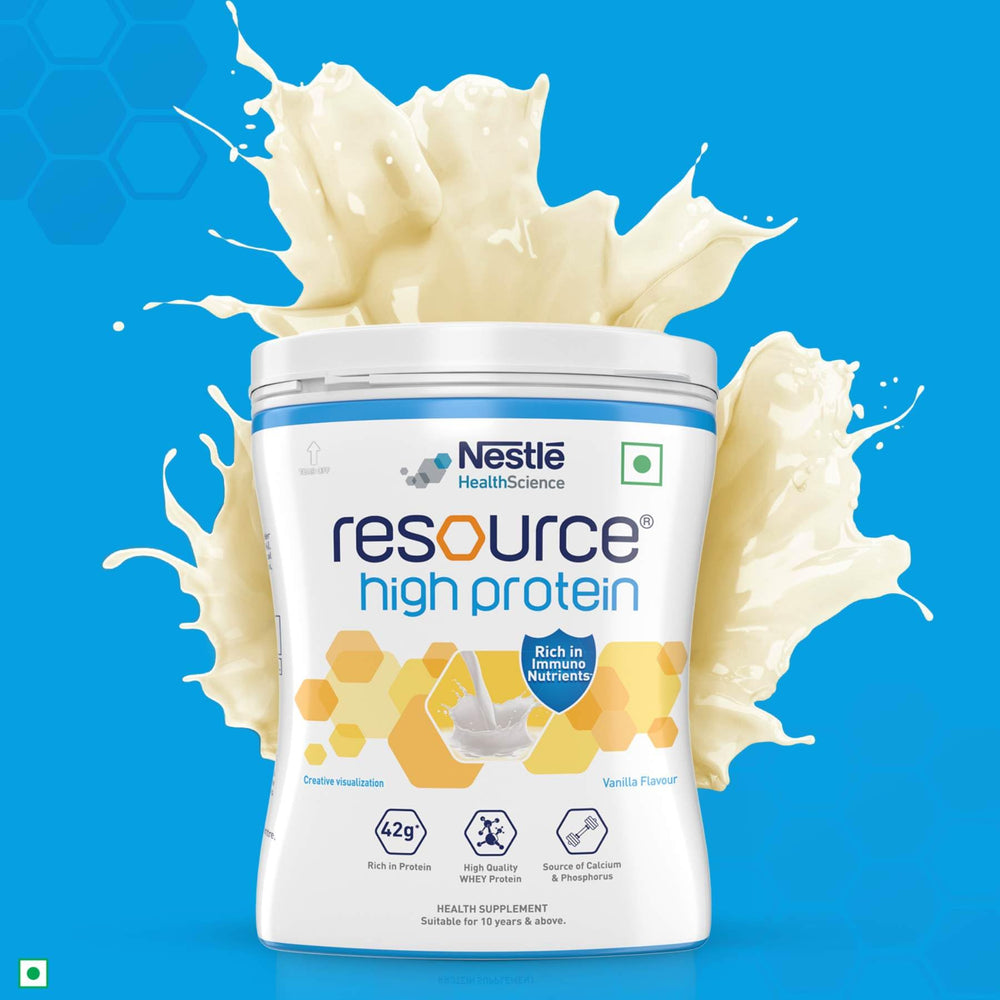 Inulin fiber ingredient in Nestlé RESOURCE High Protein vanilla