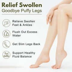 Netrca Swollen Feet packaging emphasizes USA-made quality and purity.