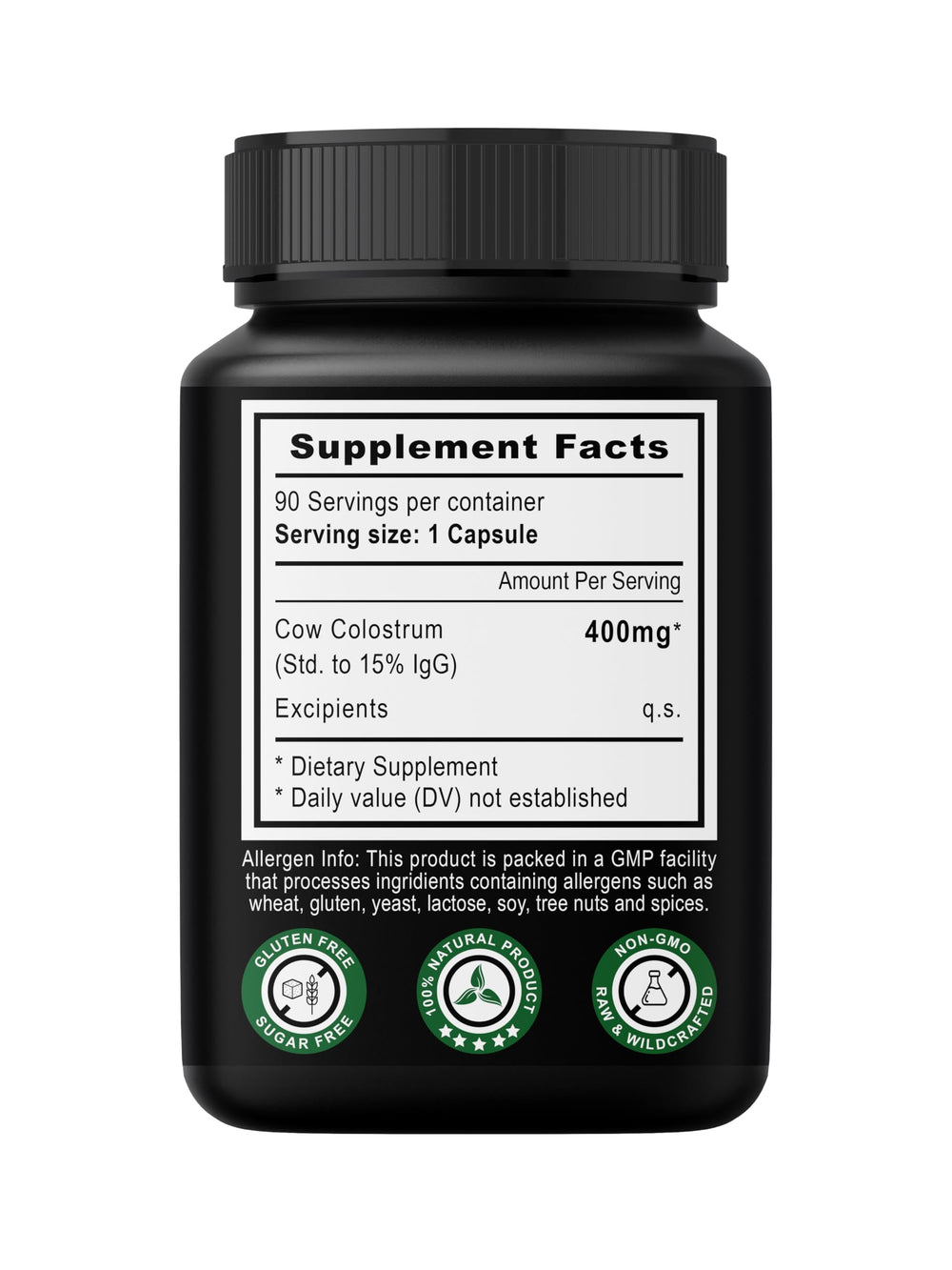 Netvedic Colostrum Extract Capsules close-up of capsules for immune-friendly daily wellness.