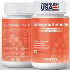 NEUMINA Women's Energy & Immune Complex bottle front ready for daily energy.