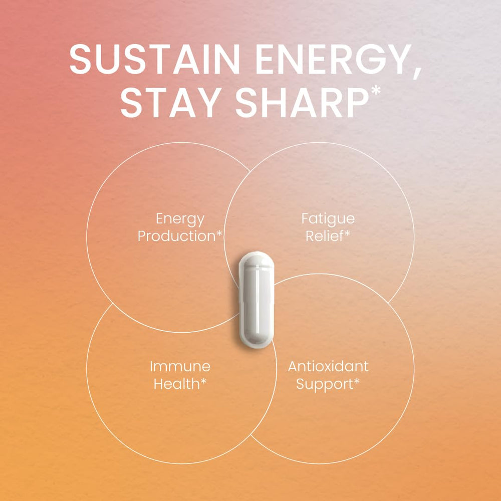 NEUMINA capsules close-up showing vegan formula for steady energy.