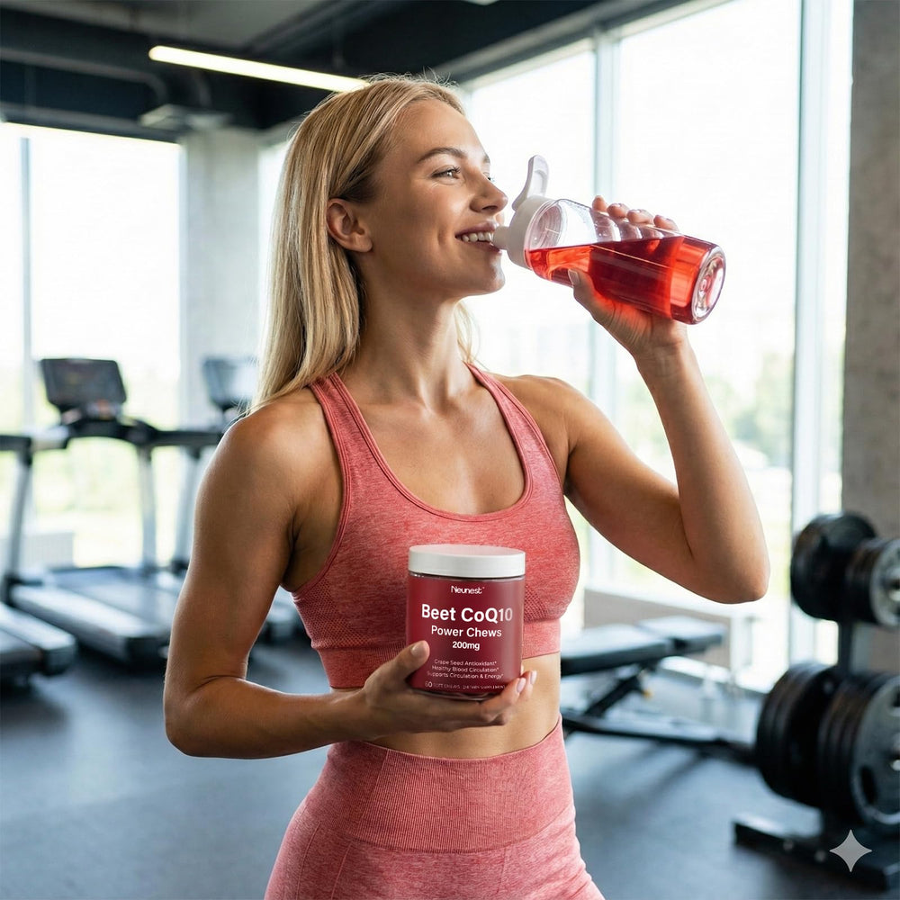 NEUNEST Beet Root CoQ10 Chews berry flavor conveys tasty heart-friendly snacking