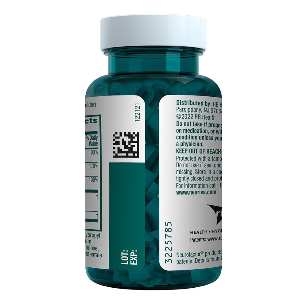 NEURIVA Plus Neurofactor from coffee fruit illustration indicating potential BDNF support.