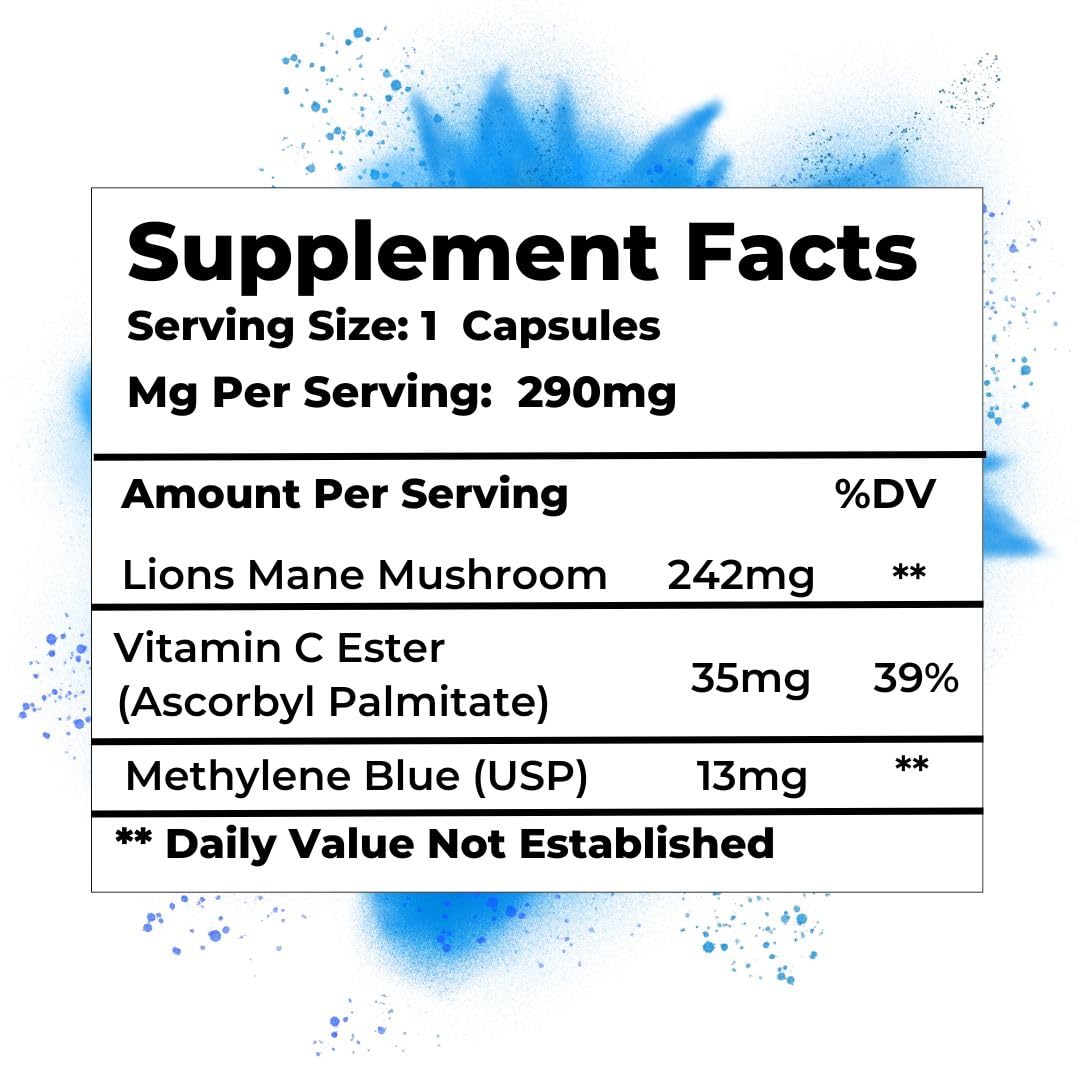 Neuro Blue no blue mouth capsules offer a mess-free consumption experience