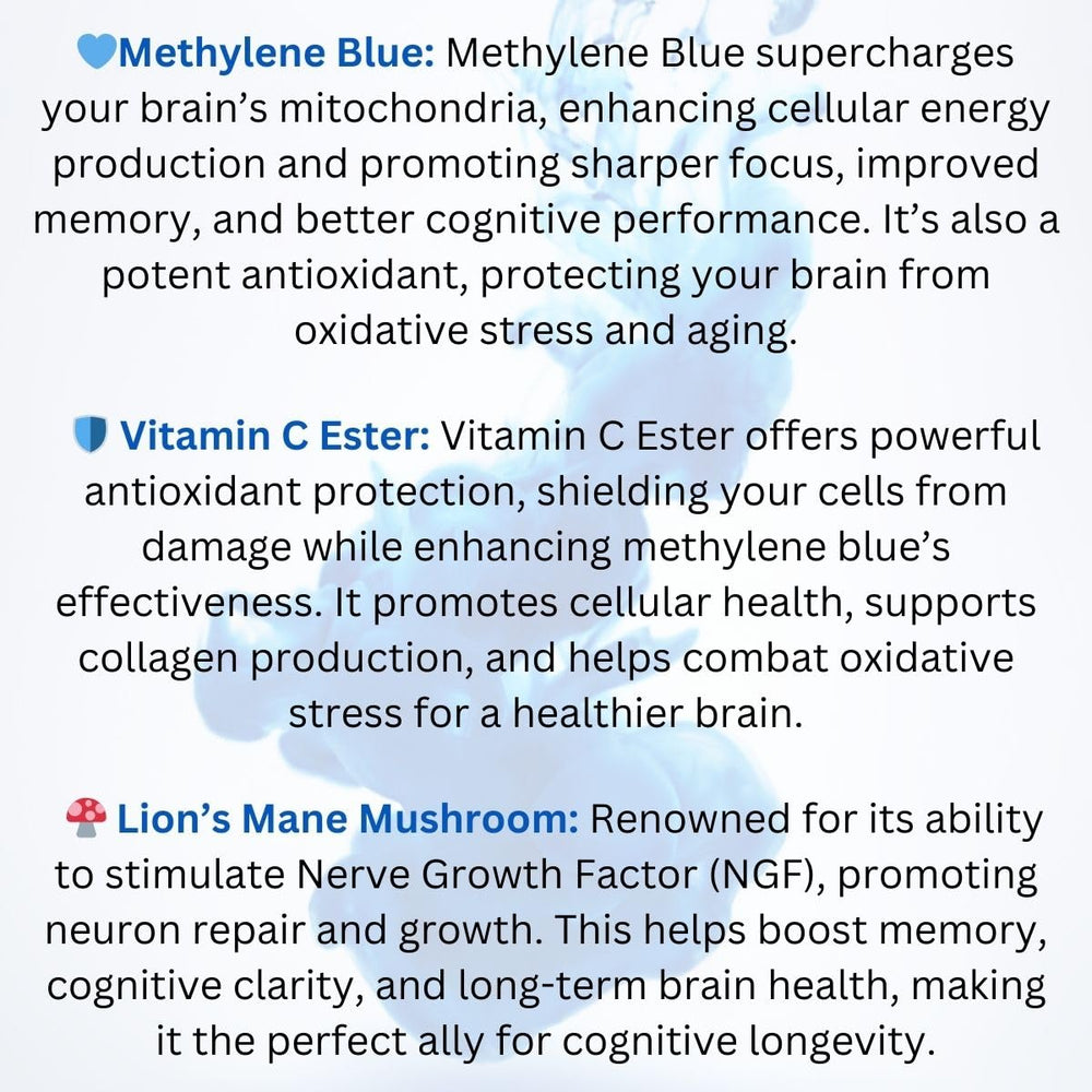Neuro Blue serving size guidance presents practical daily dosing for consistency