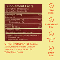 Neuro Calm and Clarity Mints pack closeup, portable calming mint
