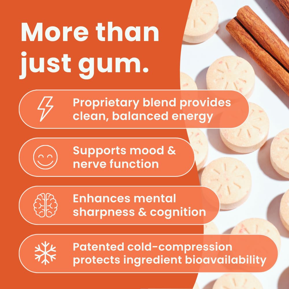 Neuro Energy Focus Gum bottle open displays convenient daily energy on the go.