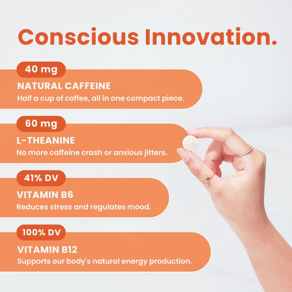 Neuro Energy Focus Gum sugar-free icon highlights caffeine without sugar crash.