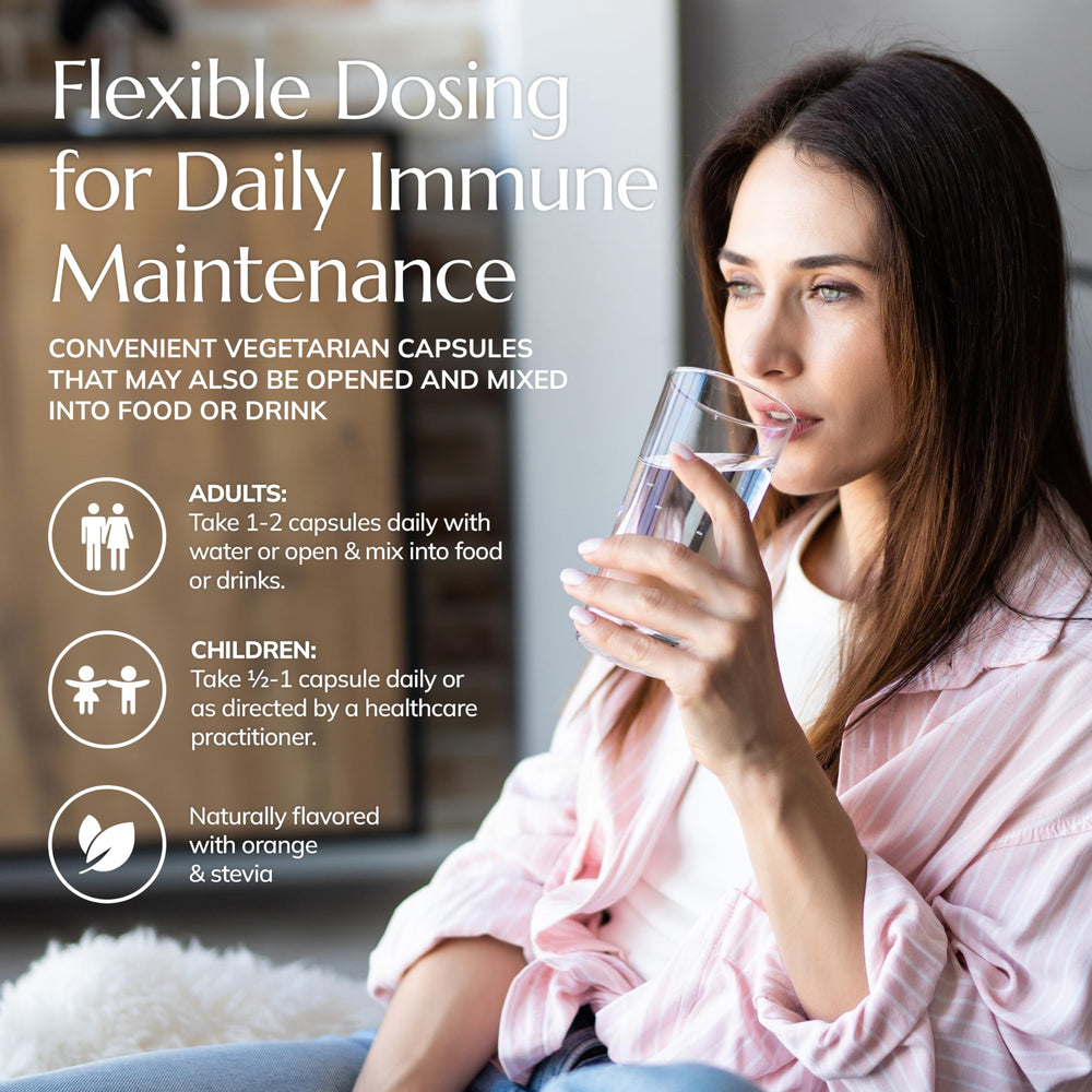 Neurobiologix Immune Restore+ packaging design suitable for pantry or cabinet