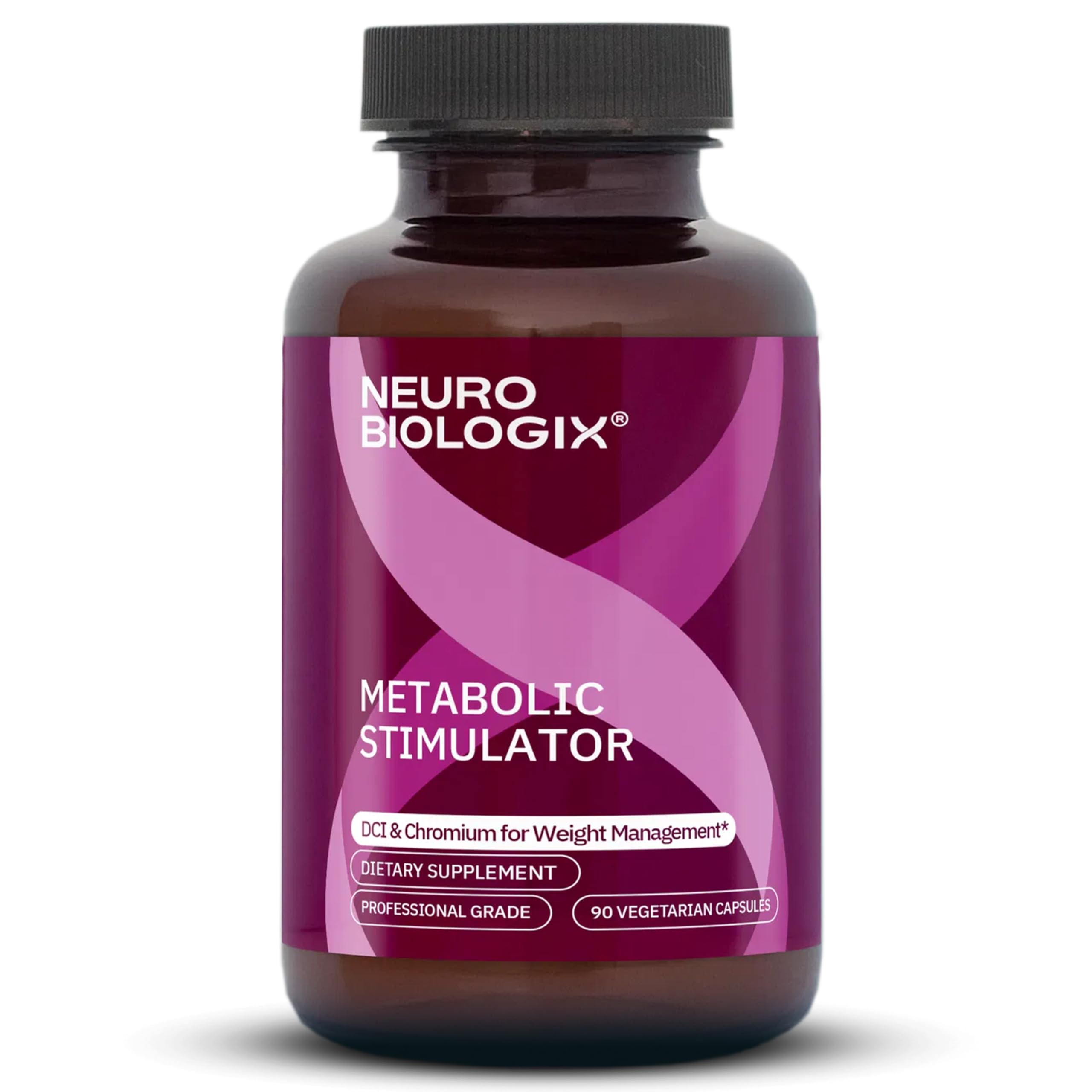 Neurobiologix Metabolic Stimulator bottle shows a clean gluten-free formula for steady energy.
