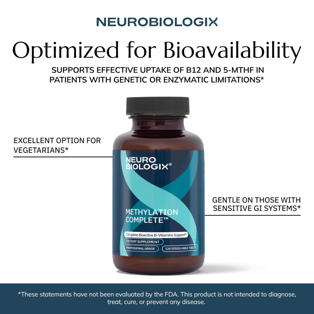 Neurobiologix Methylation Complete adults taking chewable tablet at home.