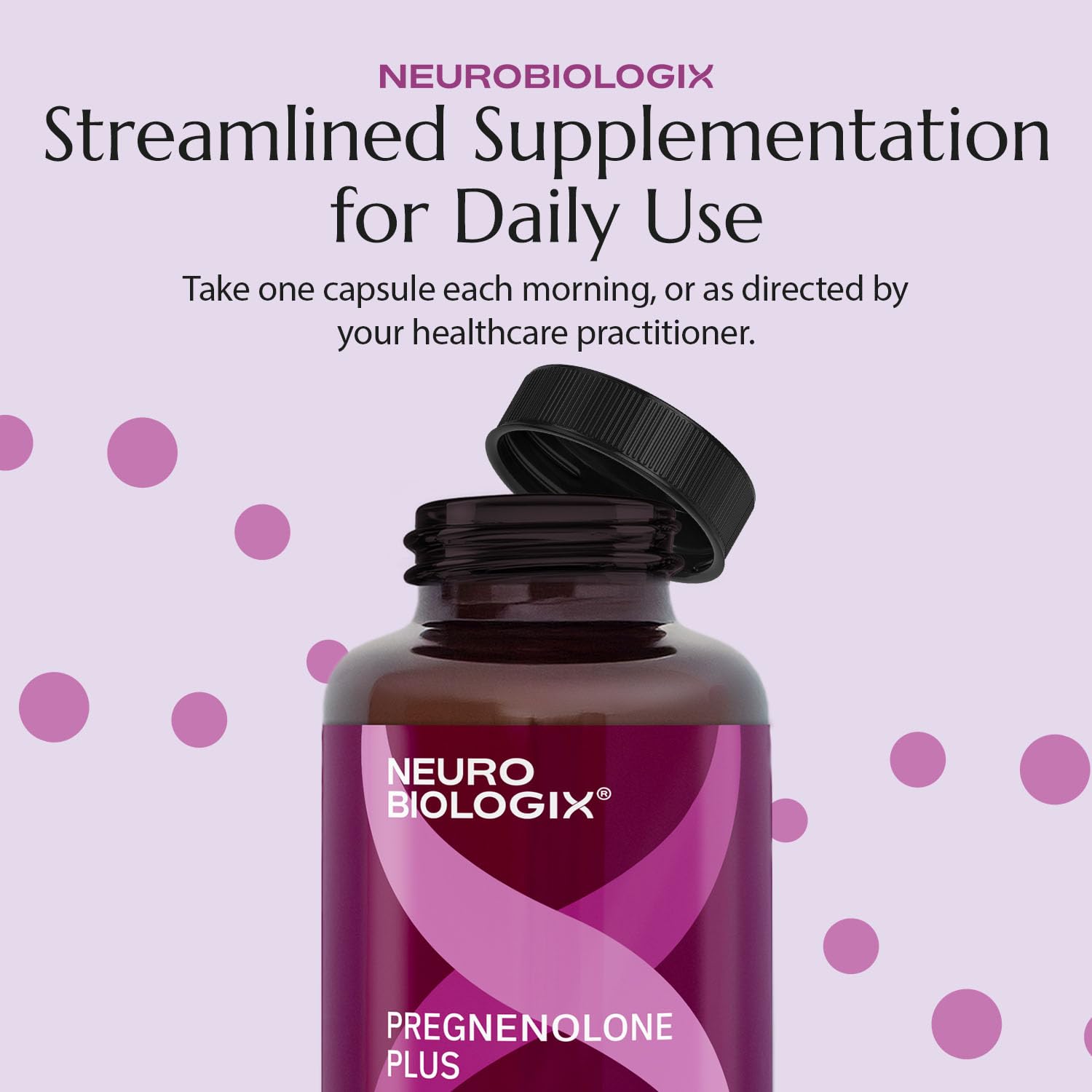 Made in USA badge on Neurobiologix Pregnenolone Plus.