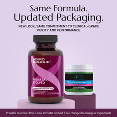 Pouring Neurobiologix Prenatal Evolved capsules for a simple daily routine