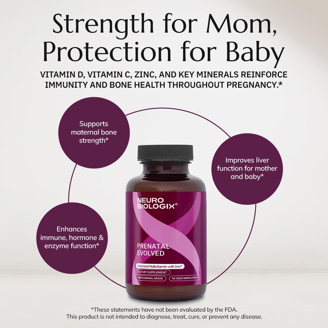 Expecting mom using Neurobiologix Prenatal Evolved after a meal