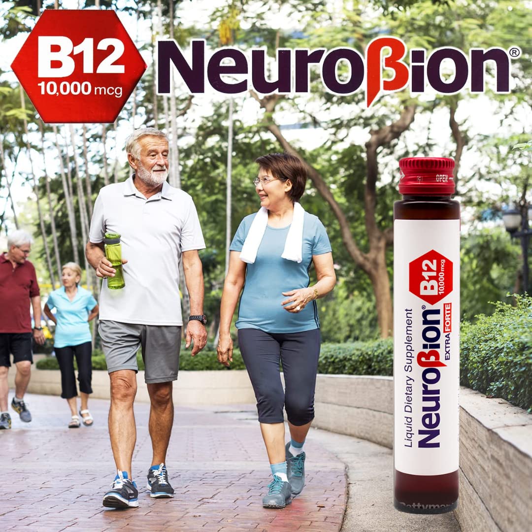 Premium Neurobion vial design highlighting high quality vitamins