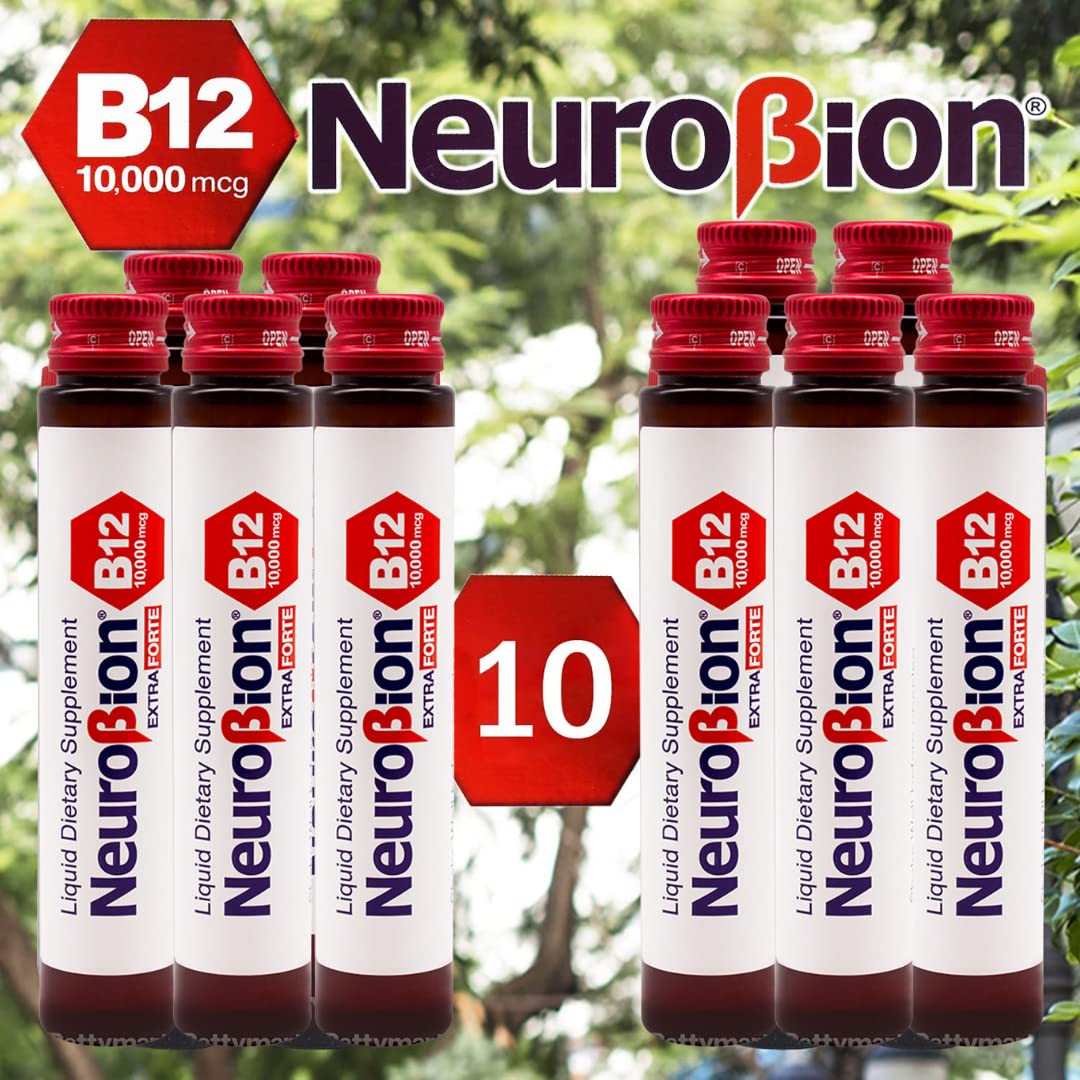 Pocket size Neurobion vial fits a purse or car cup holder for travel