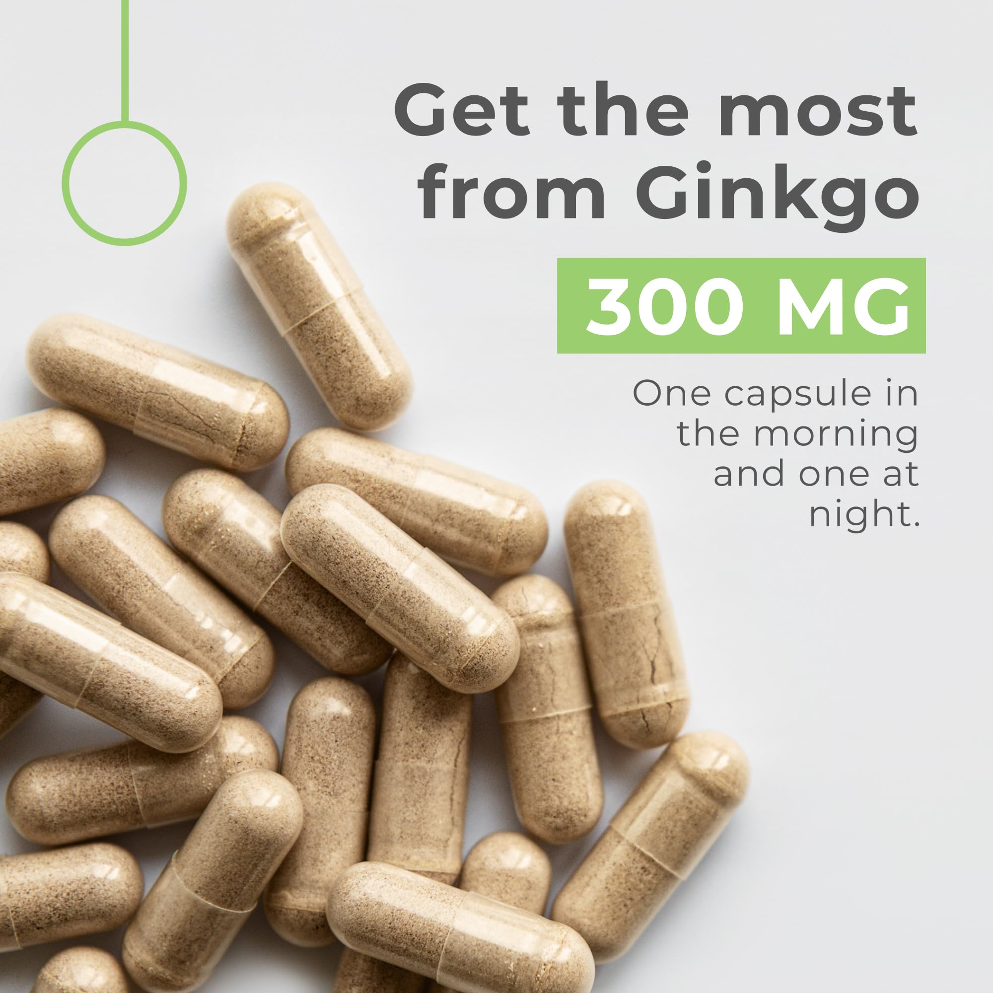 Neurogan ginkgo biloba capsules in hand for convenient daily use.