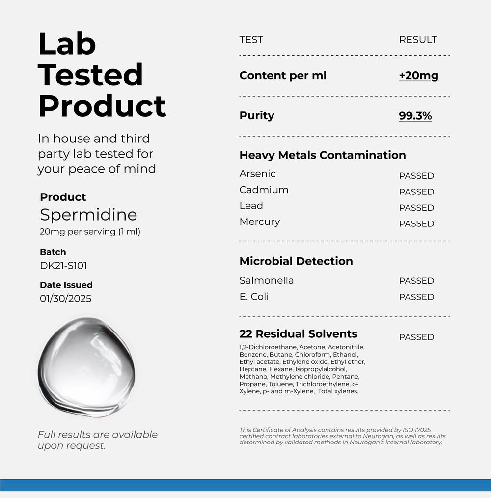 Close-up of ingredients label reinforces transparency and sourcing details.