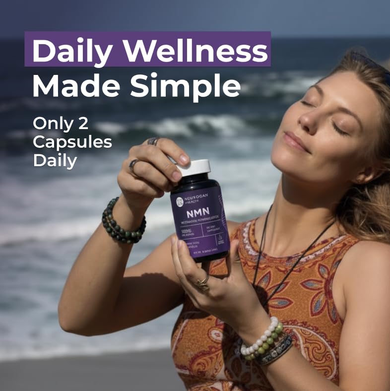 Neurogan NMN bottle on table with clean design for daily routines