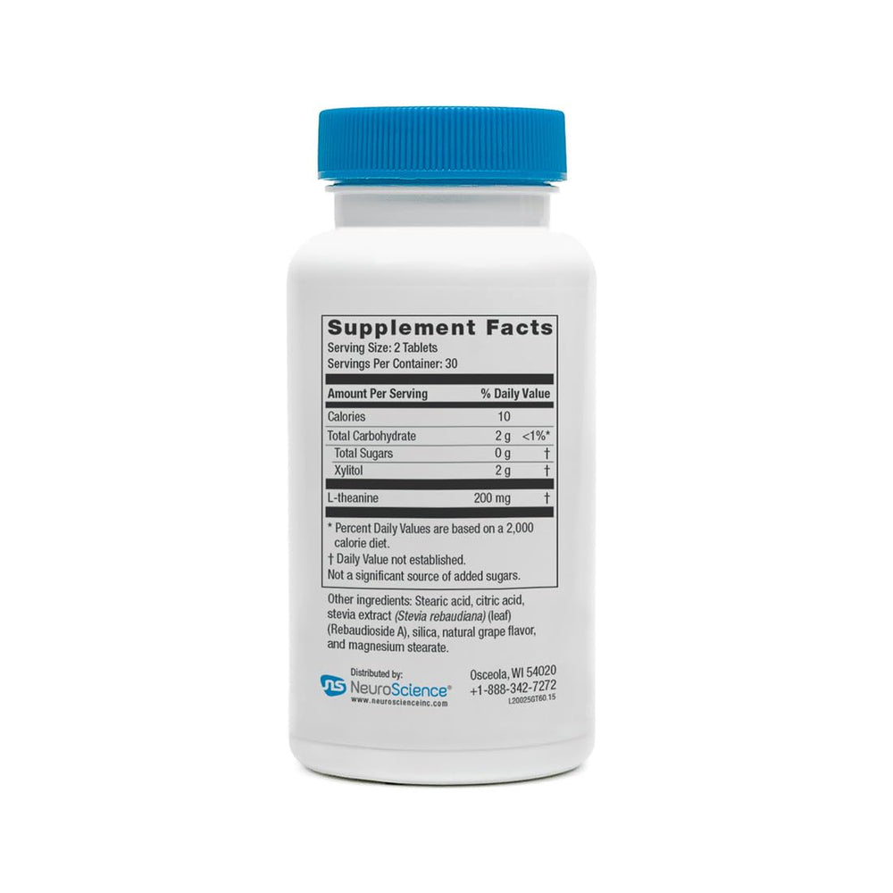 NeuroScience GABA Trex bottle with CGMP USA manufacturing badge.