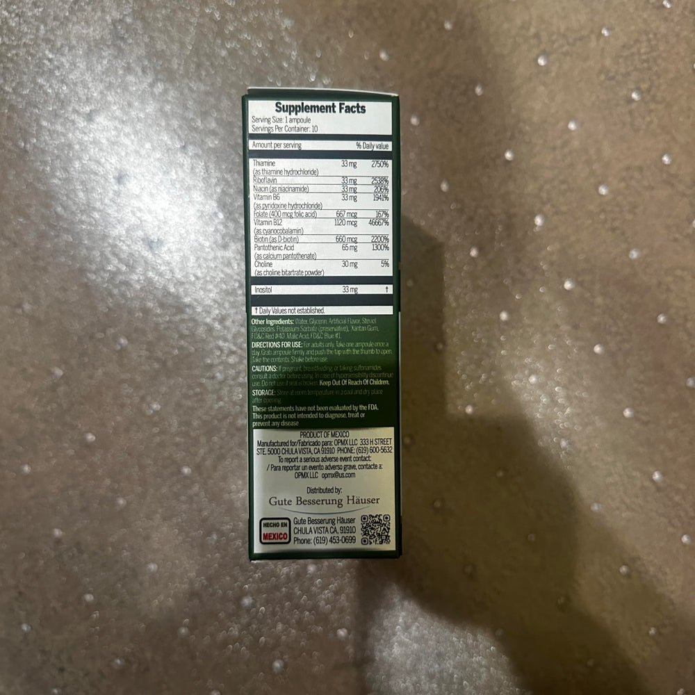 Neurovit ampoules collection of 10 provides convenient daily servings