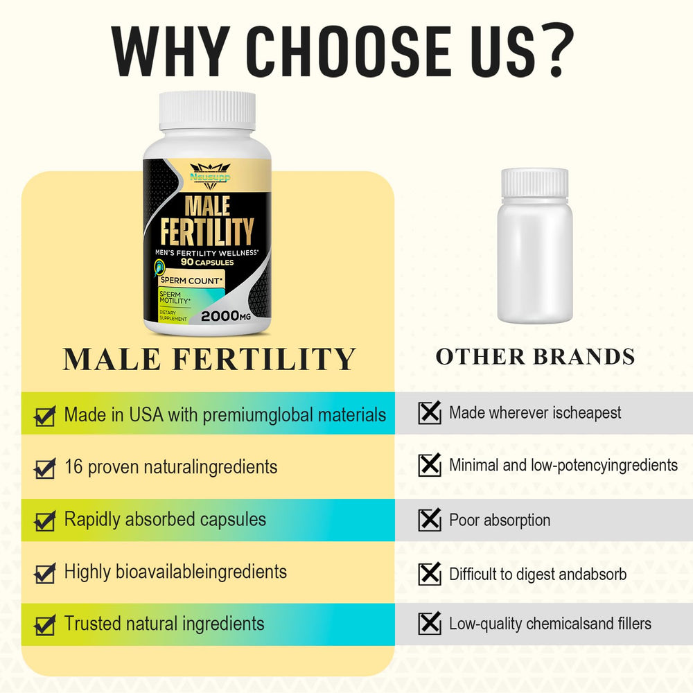 Neusupp fertility antioxidants: lycopene and zinc promote healthy sperm support.