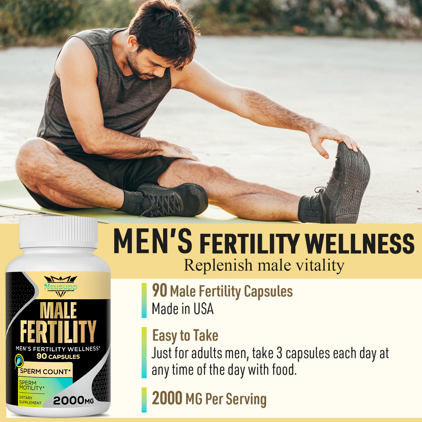 Neusupp ingredients coq10: coq10 and maca blend to support stamina and vitality.