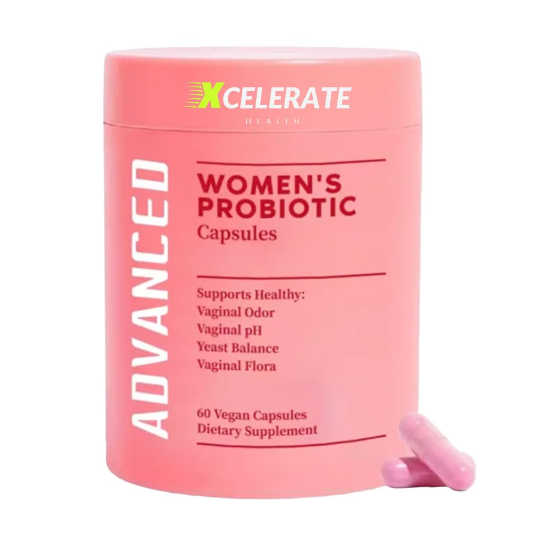NeuVelleNutrition women's health probiotic bottle supports daily vaginal balance and freshness.