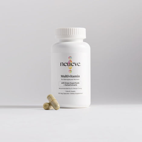 NeuEve multivitamin bottle for menopausal women, supporting immune health