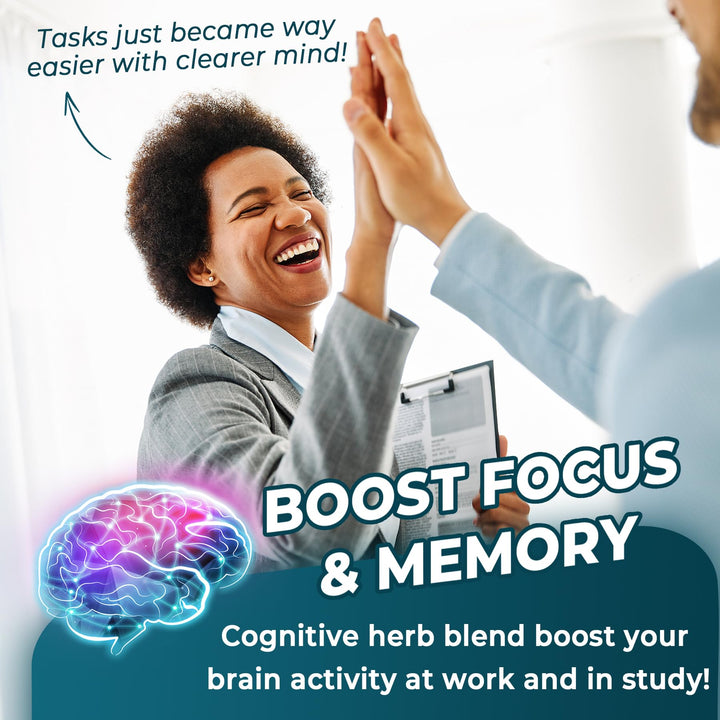 NEVISS 11-in-1 Brain Gummies packaging box emphasizes gluten-free and sugar-free formula.