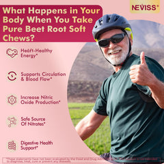 NEVISS Beet Root Chews close-up texture and chewability