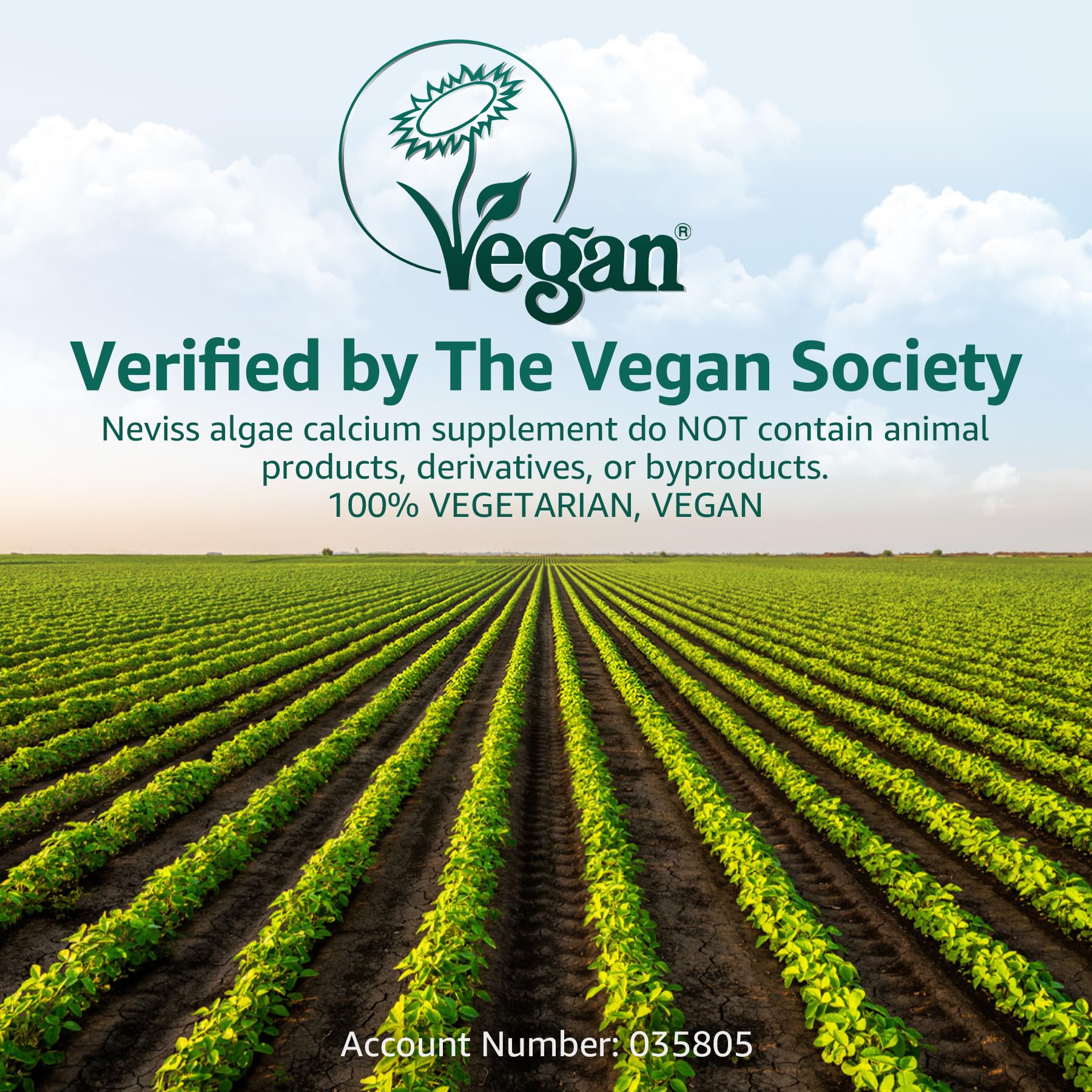 NEVISS Calcium Gummies nutrition label highlighting minerals and nutrients