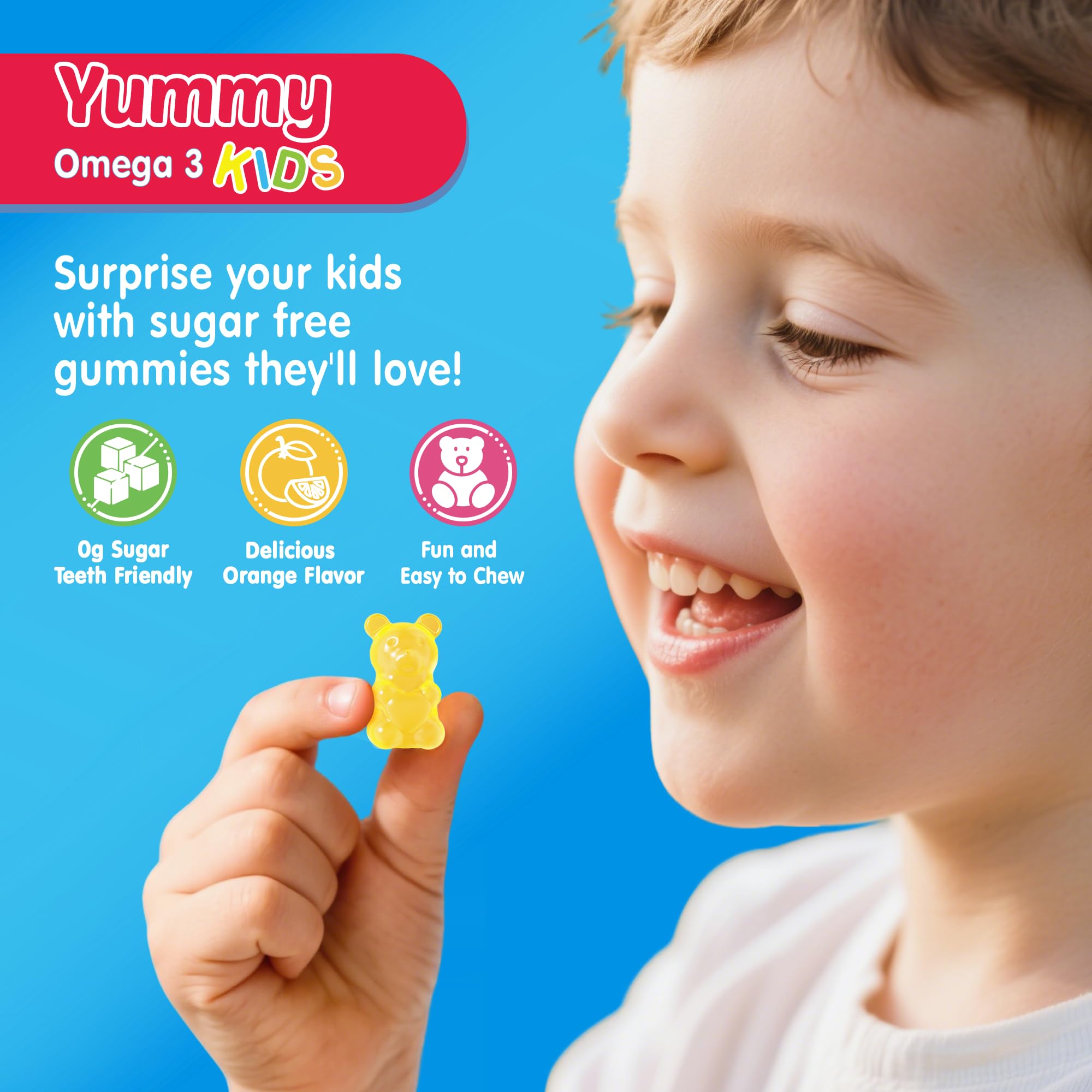 NEVISS Kids Calcium D3 K2 gummies front showcases bone-support nutrients.