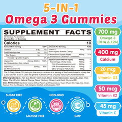 NEVISS Kids Omega-3 Gummies 2-pack front for family-wide convenience.