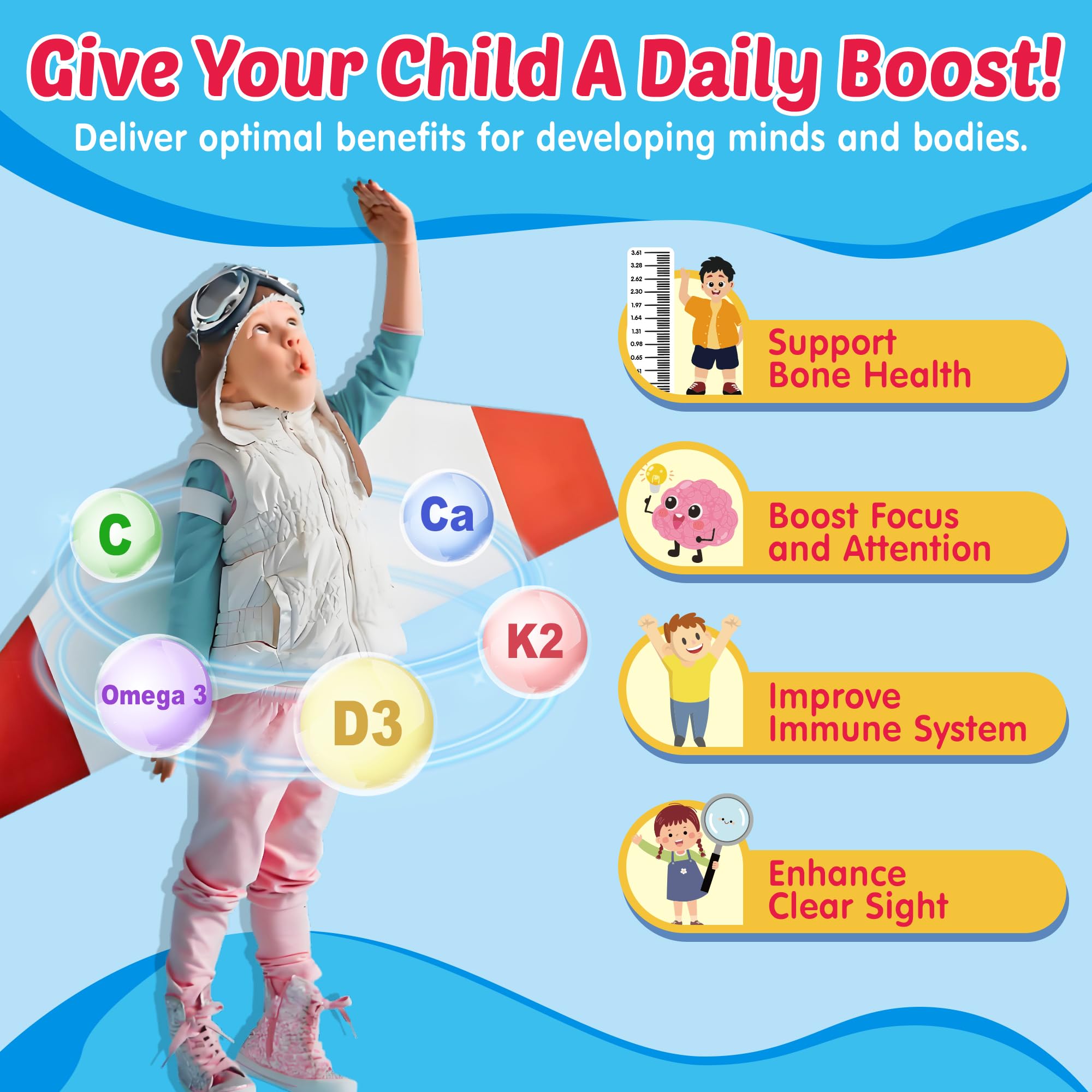 NEVISS Kids Omega-3 Gummies allergen-free label signals safe, family-friendly choice.