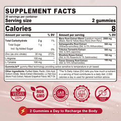 NEVISS maca gummies jar close-up emphasizes convenient chewable wellness for on-the-go days