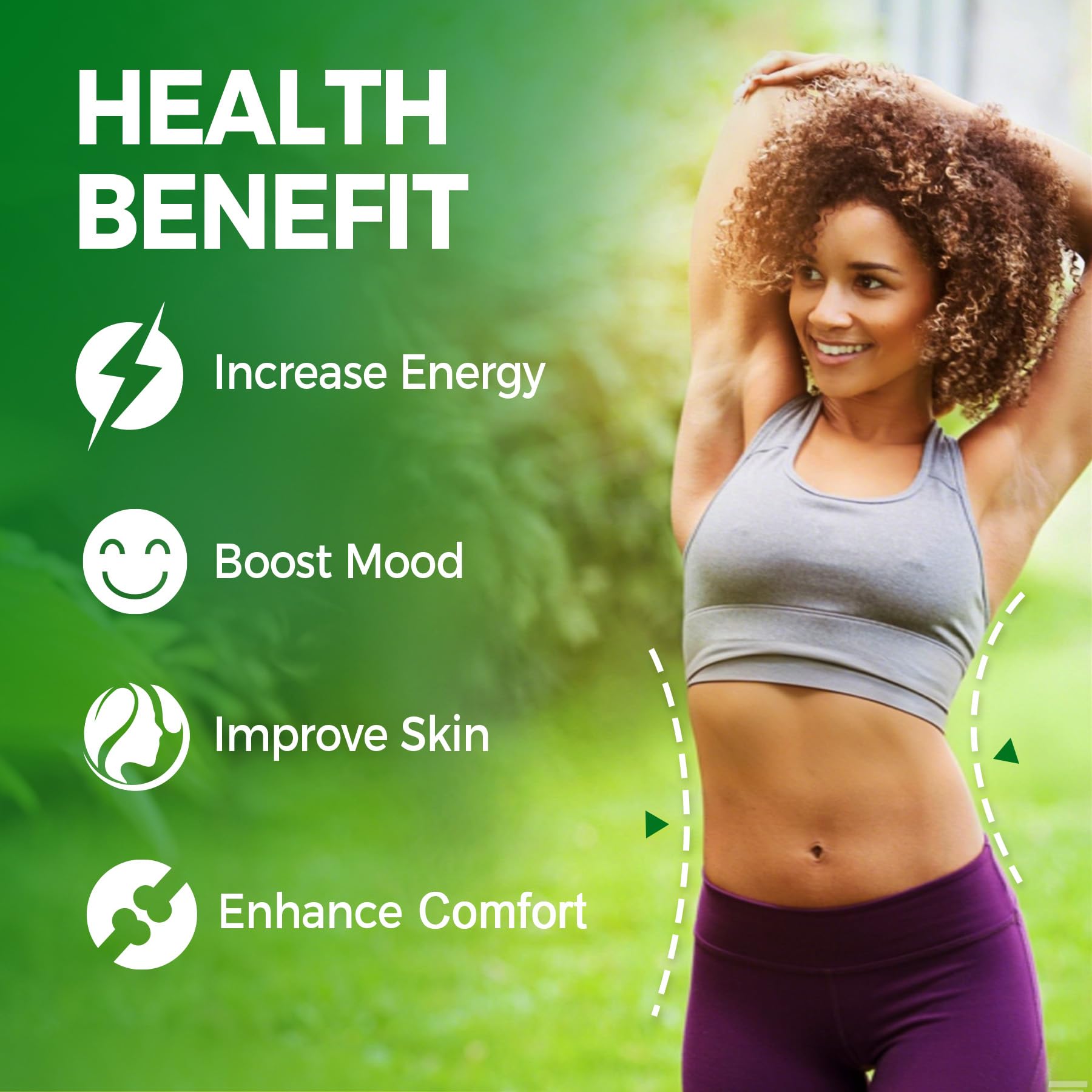 Neviss Moringa Gummies dispensing scene highlights easy daily dosing.