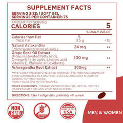 NEVISS softgels close-up highlighting 24 mg potency for daily antioxidant support.