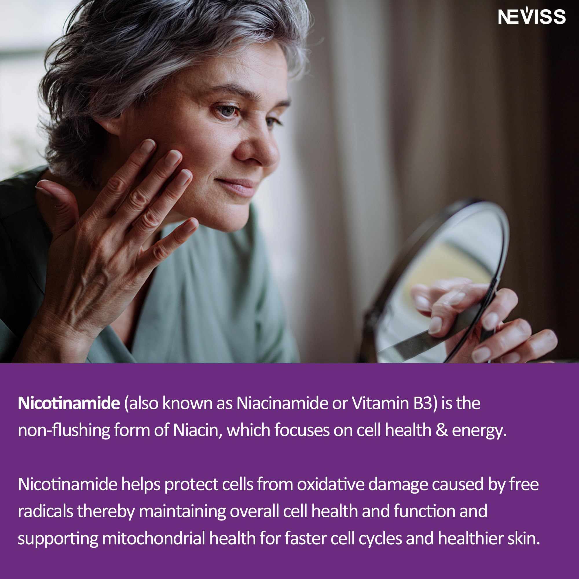 NEVISS gummies on kitchen counter during morning routine, easy chew for on-the-go support.