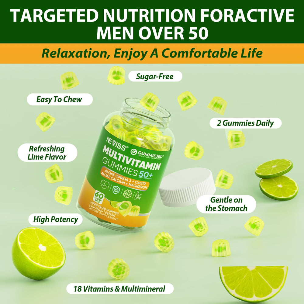 NEVISS sugar-free gummies promote daily routine with energy.