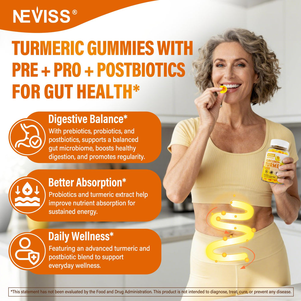 Neviss gummies pineapple flavor label emphasizes natural ingredients and vegan formula