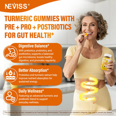 Neviss gummies pineapple flavor label emphasizes natural ingredients and vegan formula