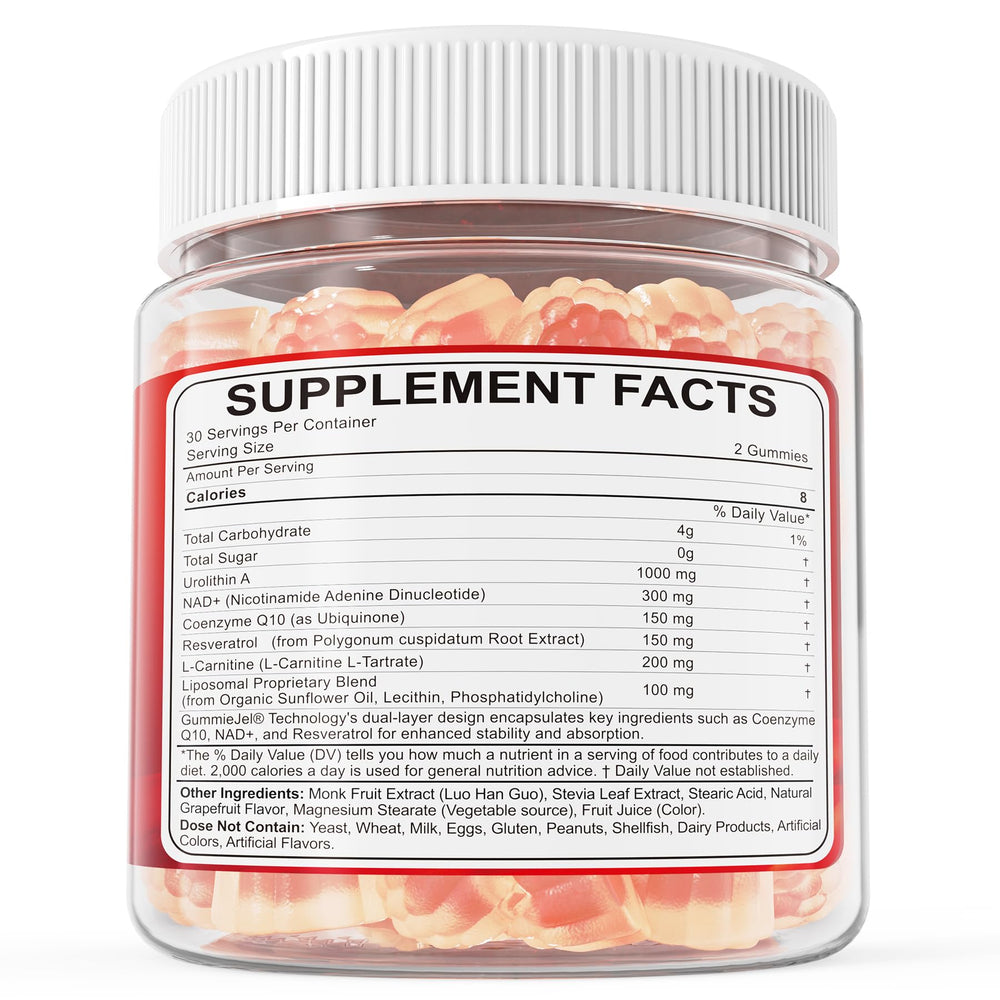 NEVISS Urolithin A gummies lifestyle shot hints endurance and recovery potential