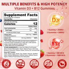 NEVISS vegan D3 + B12 bottle label closeup highlighting nutrients.