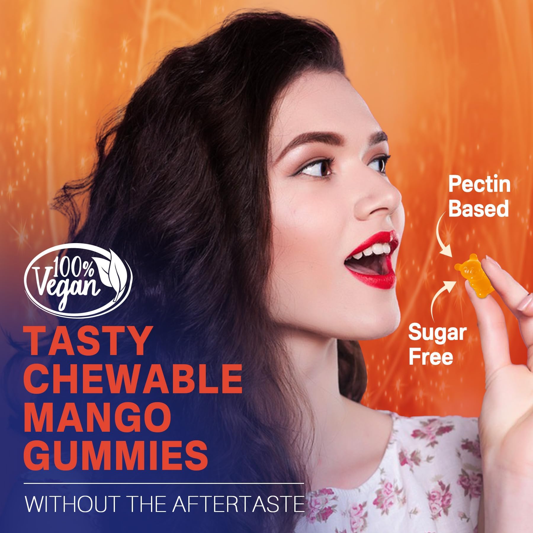 NEVISS Vegan Iron Gummies packaging indicates easy dosing for adults.