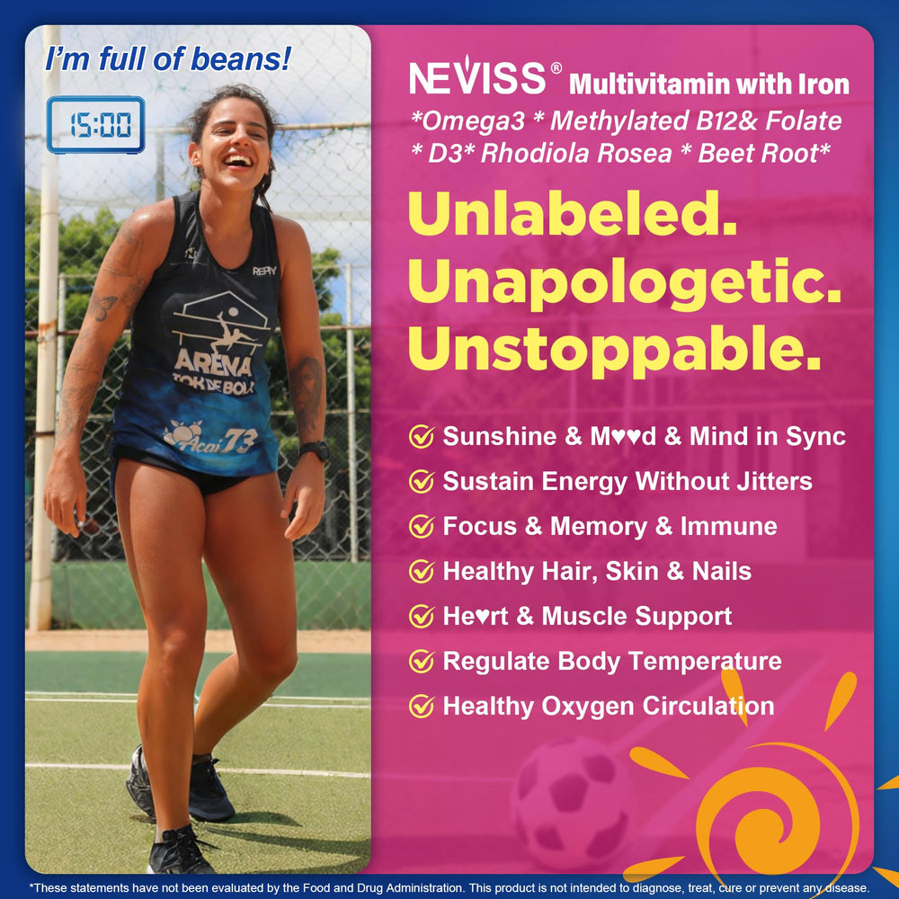 NEVISS vitamin blend with D3 and K2 for bone balance