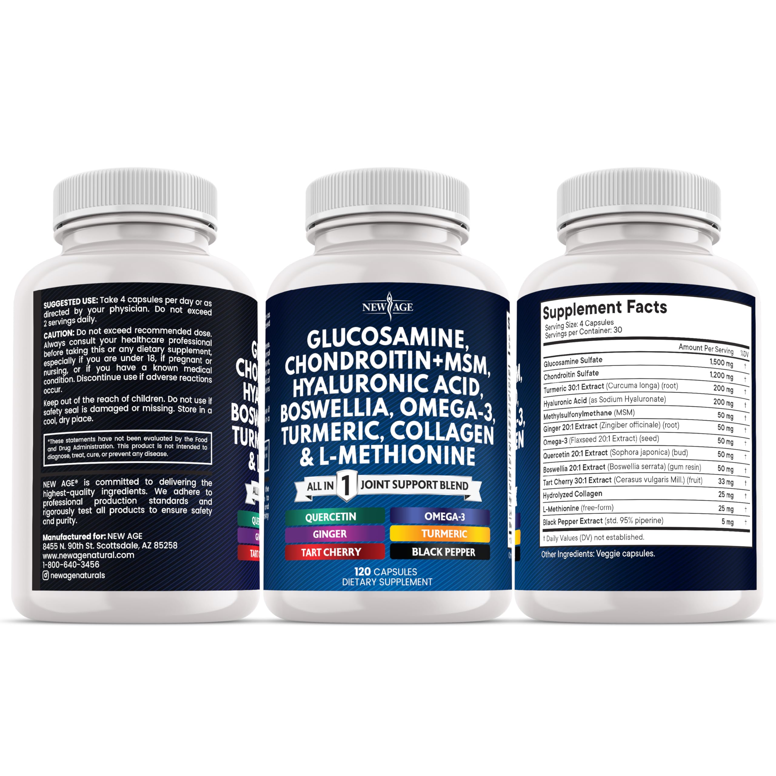 NEW AGE 360-count packaging communicates value and long-term use.