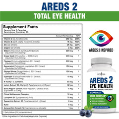 NEW AGE AREDS 2 lutein-zeaxanthin capsules close-up emphasizes essential nutrients for vision support