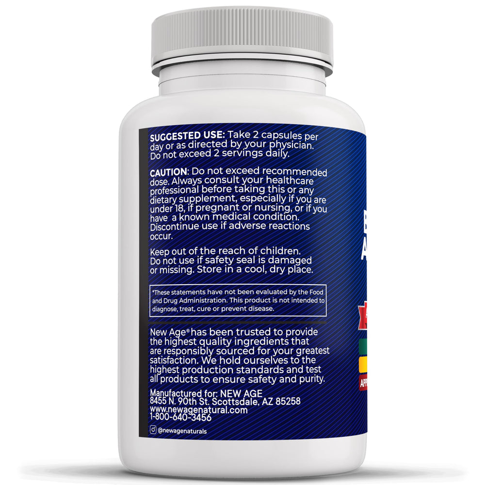 NEW AGE Black pepper extract bottle for absorption support